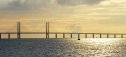 InterRail, Svédország, Malmö, tenger, hajó, naplemente, híd, csavar, toronyház, felhőkarcoló, körút