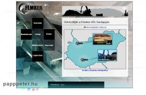 www.femker.hu - Fémker Kft. kezdő oldala. - weboldal, honlap, design, honlapkészítés, femker.hu