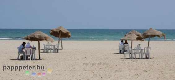 Tunézia, Djerba, tengerpart, víz, fürdés, tenger, strand, Zarsis
