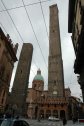 Olaszország, Bologna, Milánó, városnézés, vörös, madártávlat, tégla